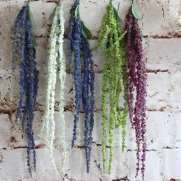 장식용 꽃 플로언 8 가지 인공 녹색 식물 가짜 애인 과일 amaranthus 웨딩 홈 DIY 장식 거품