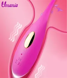 UMANIA Wireless Remote Control Vibrator Silicone Bullet Egg Vibrators Sex USB Laddningsbara leksaker för vuxna Body Slumpmässiga transporter Y7442488