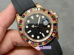EW 116695 Watch är 40 mm i diameter och har en 3235-rörelse med en ultralång 72-timmars körning Sapphire Crystal Glass Mirror Natural Rubber Strap
