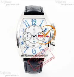 Mariner 8080 Quartz Chronograph MENS Watch Andre Villas-Boas Limited Editon Steel Case White Blu Blue Stop Owatch Reloj Hombre PureTimeWatch PTFM
