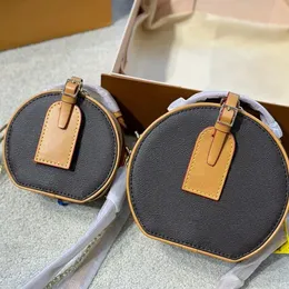 Designerka torba torba kobiety torby krzyżowe moda boite chapeau mini okrągła torebka luksurys torebki torebki brąz