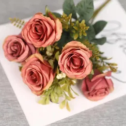 Декоративные цветы доступные искусственные цветочные варианты Реалистичные долгосрочные для свадебной эль-эль