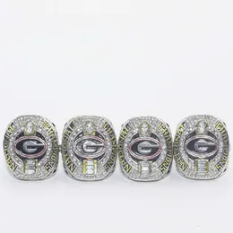 Band Rings New 2021 Sec University of Georgia Bulldog 4 Player Championship Ring Set 0W8Q