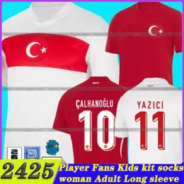 Kids Turkiye Soccer Jersey 2024 Turkey National Element Off Demiral Kokcu Yildiz enes Calhanoglu Kit Football Kit