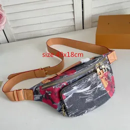 24SS 디스커버리 허리 가방 Bumbag 크로스 바디 허리 가방 기질 bumbags 패니 팩 부랑자 꽃 유명한 부드러운 가죽 디자이너 가방 뜨거운