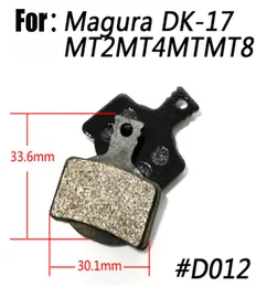 Catazer Semi Metallic MTB bicycle disc bike brake pads brake pad Fit For Magura MT2 MT4 MT6 MT8 Four Pairs9258360