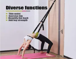 Flexibilidade Alongamento da maca da perna para balé Cheer Dance Gymnastics Trainer Comfort Design Design Yoga Stretch Belt Yoga Rope7173141