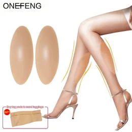 Силиконовая нога Onefeng onlays силиконовые подушки теленка для кривой или тонкой фабрики красоты для тела.