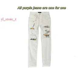 Jeans marca viola scratch designer classico buco jeans maschile pantaloni design di moda design retrò streetwear sweatpants coaving jeans womens 2495