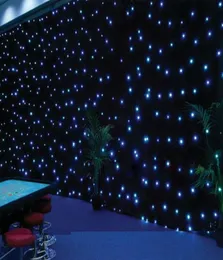 BW светодиодная звездная ткань освещение 3mx4 метра светодиодное звезда свадебное событие DJ Nightclub Stage Fackdrop1405650
