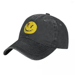 Ball Caps Watchmen Symbol Smile Vintage A Washed Baseball Cap Hat