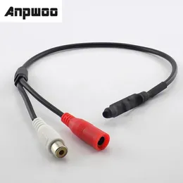 DC 12V MINI CCTV Microphone Pickup Sound Sound Monitor Audio Audio RCA Cable for CCTV IP Camera System System Surveillance