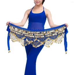 Stage Wear Women Sexy Belly Dancing Hip Scarf Wrap Belt Dancer Skirt Female Show Costumes Sequins Tassels Thailand/India/Arab