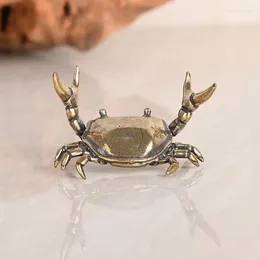 Brincos de colar Conjunto Fazendo a mesa da mesa de chá de mesa de levantamento de caranguejo e porta -lápis Decoração de casa de cobre