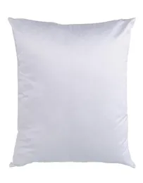 100pcslot Squre Shape Sublimation White Satin Polyester Pillow Case Decorative Printable Heat Press Cushion Cover3356594