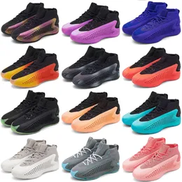 Высококачественное AE 1 All Star Best Of Adi Men Basketball Shoes AE1 Энтони Эдвардс MX Скорость уголя Blue Pearlized Pink Georgia Red Clay Sports Trainners Trainners Размер 40-46