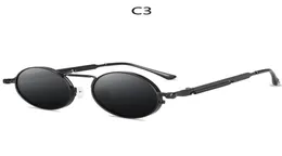 Солнцезащитные очки McLexn круглый металл для стимпанк, мужчины, женские бокалы, дизайнер бренд, дизайнер бренд ретро винтаж UV40013542163