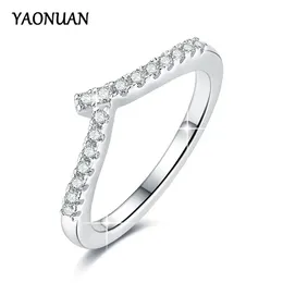 Anello a forma di cuore Yaonuan De Noivado Para Mulheres 925 Sterling Silver Certificado Gray Gioielli High Jewelry 240424