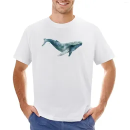 Men's Tank Tops Humpback Whale T-Shirt Cute Short Sleeve Tee Quick Drying For A Boy Mens Workout Shirts