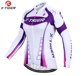 Xiger Spring Woman039s Ciclaggio in bicicletta Mlassa lunga abiti da bici traspirante Maillot Ropa Ciclismo Hombre Bicycle Cycling Colso3453952