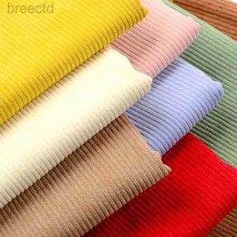Tyg corduroy tyg fast färg rand för sömnad plagg skjortor romper klänning jackor tröja bygning kudde kudde med halv meter D240503