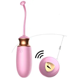 Prodotto adulto Prodotto wireless Remoto Control G-Spot VIBRAZIONE Salta uovo vibratore Sex Toy con pene finto 240430