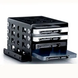 4-Bay 3.5 Inch To 2.5 Inch Hard Drive Caddy Internal Mounting Adapter Bracket Aluminum Alloy Mobile Holder