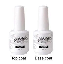 Verntion Top and Base Coat Transparent Nail Gel Polish No Sticky Gel Acrylic Glue Nail Polish Non Cleansing Base for Primer8427848
