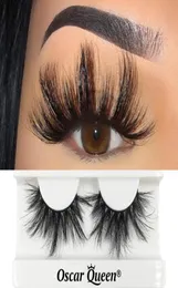 False Eyelashes 25 MM Fluffy Lashes Makeup Set Fake Mink Pack 5D Bulk Whole Eyelash Extension9763718