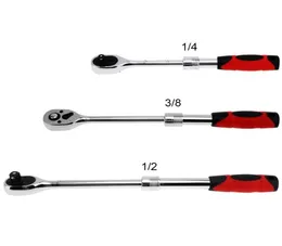 Hochwertige flexible Ratschenschlüssel -Schraubenschlüssel 14quot 38quot 12quot CRV Stahl Drehmoment Stahl 72 Zähne Universal Fahrzeug Sock6889361