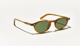 Miltzen Retro Small Round Polarised Solglasögon Män Kvinnor Acetat Frame Eyewear Frame Vintage Classic Brand Design Eyeglasses Oculo8712709