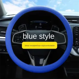 Steering Wheel Covers Blue Aluminum Ring For 1 2 3 4 5 6 7 Series X3 X4 X5 X6 Center Console IDrive Multimedia Controller Knob