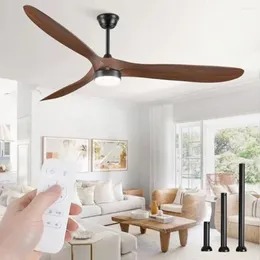 Large Outdoor Ceiling Fan With Remote Control 70 Inch 3-Blade Modern Farmhouse 6 Speeds Energy-Saving DC Motor Ideal Patio