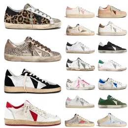 Golden Sneaker luksusowe kobiety designerskie buty buty na obcasie supergwiazda skórzane mokasyny niskie topy słynne trampki platforma Włochy marka Trenerzy pięty 35-46