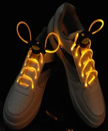 LED -skosnören för fiberoptisk El Yellow Color Light Led El Shoelace i en paket5pairs5582918