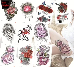 1912cm Totem flower symbol waterproof tattoo Sticker Temporary Tattoos body stickers WS0212820801