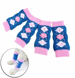 Neue warme Beinprotektors Haustierhund Socken Katze Welpe Baumwolle warmes Beinwärmer Cover Socken Haustiere Kneepad Socken Lieferungen PO3O8684087