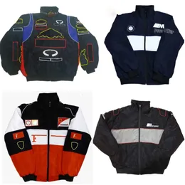 F1フォーミュラワンレーシングジャケットメンズボンバージャケット秋と冬のフル刺繍綿服スポットセールスユニセックス服新しい衣装コートジャケット高品質