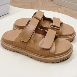 Premium Designer Women's Baotou Slipper Summer Platform Sandals for Holiday Canvas Shoes Leather Slippers Festival Gifts 26734 27153