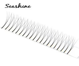 Seashine Heat Bonded 3D W Premade Fans Eyelashes Fans Ryssland Volym 007mm och 010mm 3D Eyelashs Extensions 6819629