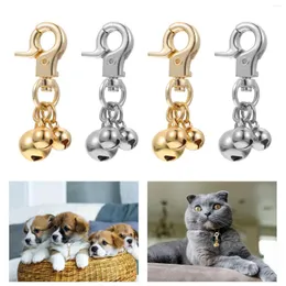 Collari per cani 4 pezzi di campane per animali domestici sospesi CAT CAT CAT BELL PENDANTI ALLOY