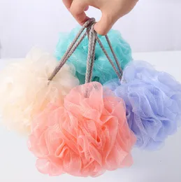 100pcs ألوان متعددة 8g15g20g30g حمام فرش دش اسفنجة pouf loofahs nylon mesh scrubbers ball meshbath صالة عرض spon3007031