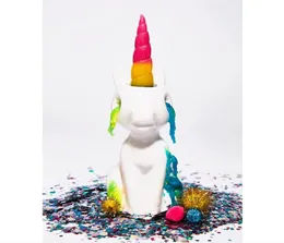 Upuść płaczącą świecę jednorożca Unicorn Horse Kids Party Dzieci Prezent Prezent Pi prezent Candle Createl Prezent Y2005316408481