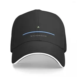 Ball Caps Nikaragua | Minimalistyczna Nikaraguińska Flag Baseball Designer Hat Women Men's