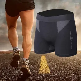 Underbyxor män underkläder sexig fuktig wicking andningsbar komprimering herrboxare trosor snabb torr fitness shorts utomhus tröjor