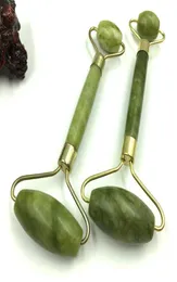 Massaggio facciale Jade Roller Double Head Massage Face Neck Massager Natural Jade Beauty Health Tools Face Massage Roller RRA31499302290