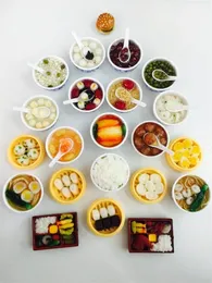 Simulazione 3d cinguettamento da cibo cinese souvenir in porista decorativo decorativo frigorifero decorazione cucina decorazione 240429