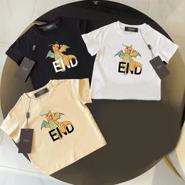 2024 Kinder Designer Kleidung Baby Kids Kurzarm Tees Tops Baby Boys Luxushemden Mädchen Modebrief Chilsrens Casual Letter Printed Clothes T-Shirts Dhgate
