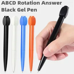 Rotation Svar Black Gel Pen Novely Decompression Rotating ABCD Select Ball Point Funny F2F2