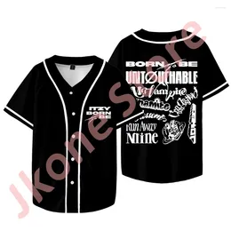 Giacche da uomo kpop itzy per essere tour merch jersey cospaly women model t-short short shirts giacca da baseball